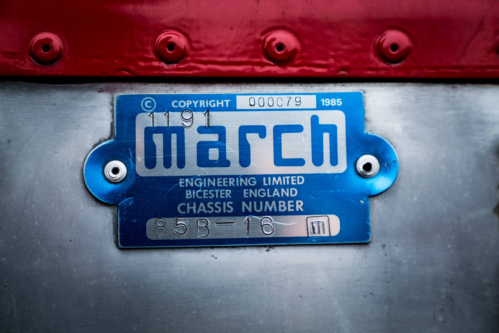 1985 March F3000 85B-16 52
