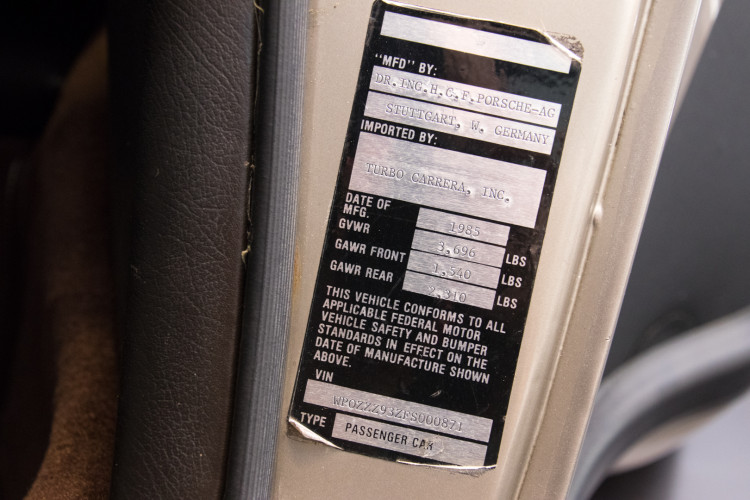 1985 Porsche 930 Turbo 28