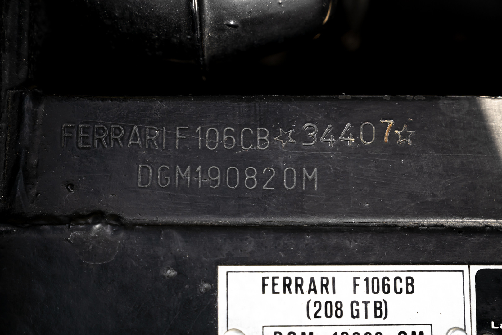 1980 Ferrari 208 GTB Carburatori 57