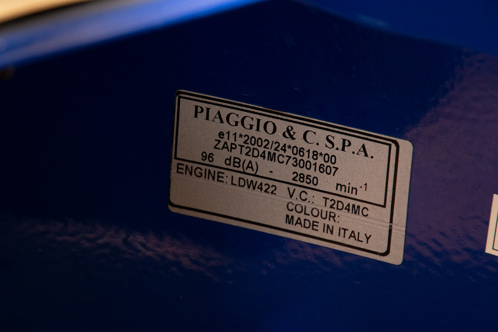 2007 Piaggio Ape Calessino "serie numerata" 20