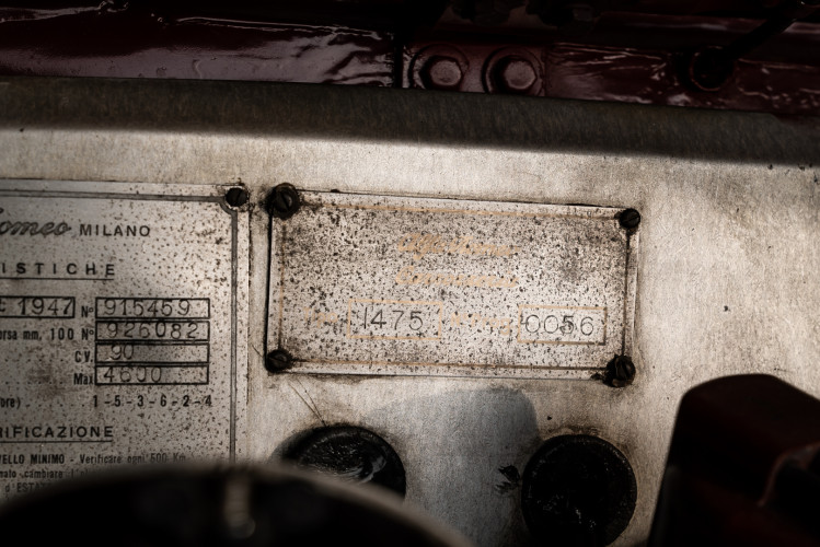 1947 Alfa Romeo Freccia d'oro 6C 2500 Sport 45