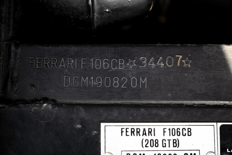 1980 Ferrari 208 GTB Carburatori 57