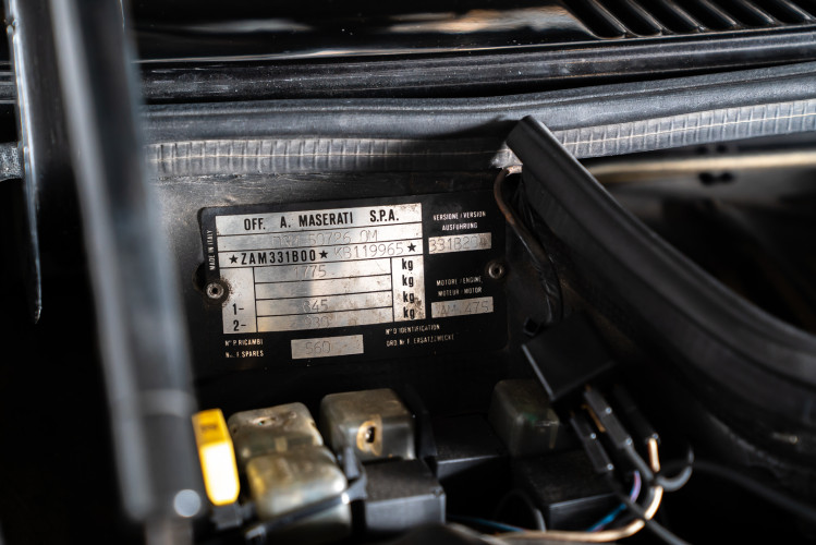 1989 MASERATI BITURBO 2.24V 36