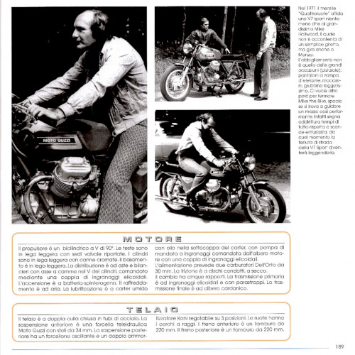1972 Moto Guzzi V7 Sport Telaio Rosso 42