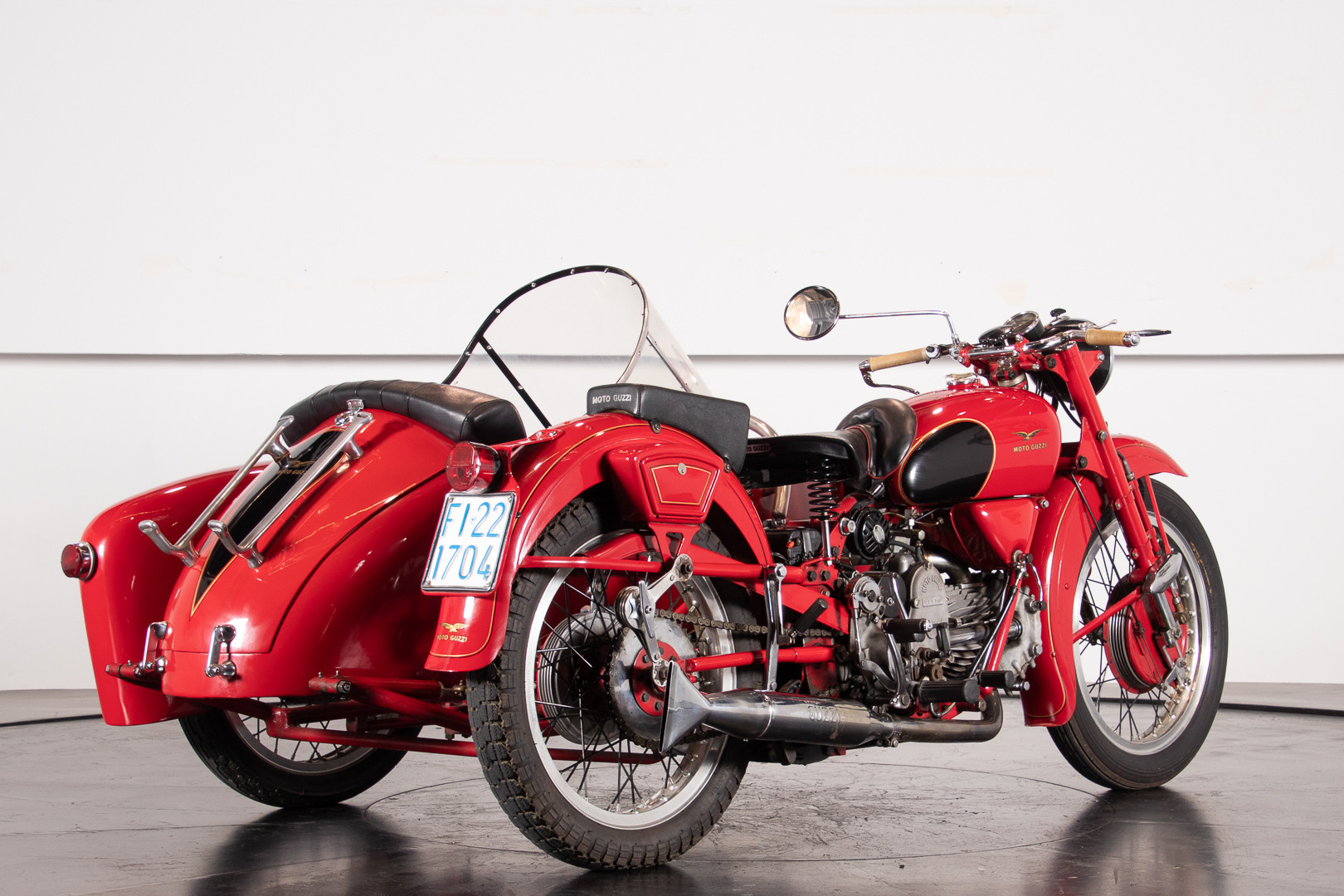 moto guzzi with sidecar