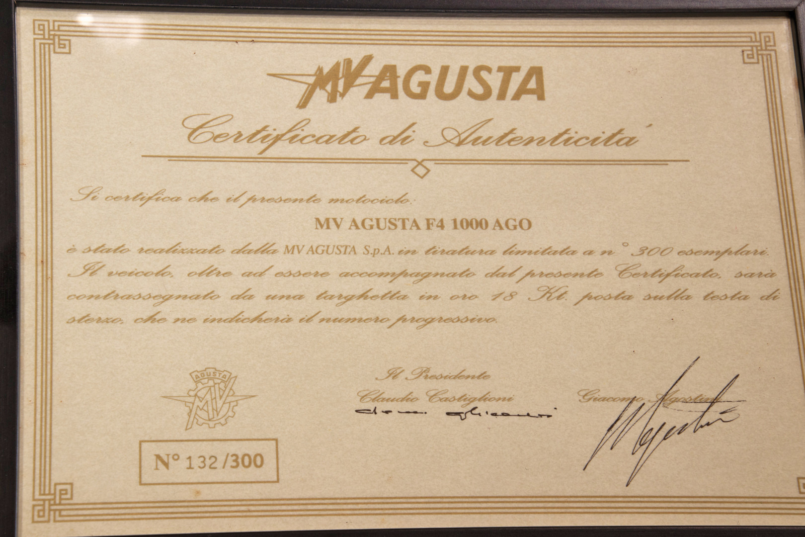 2004 MV Agusta F4 AGO "Limited Edition" N° 132 / 300 24