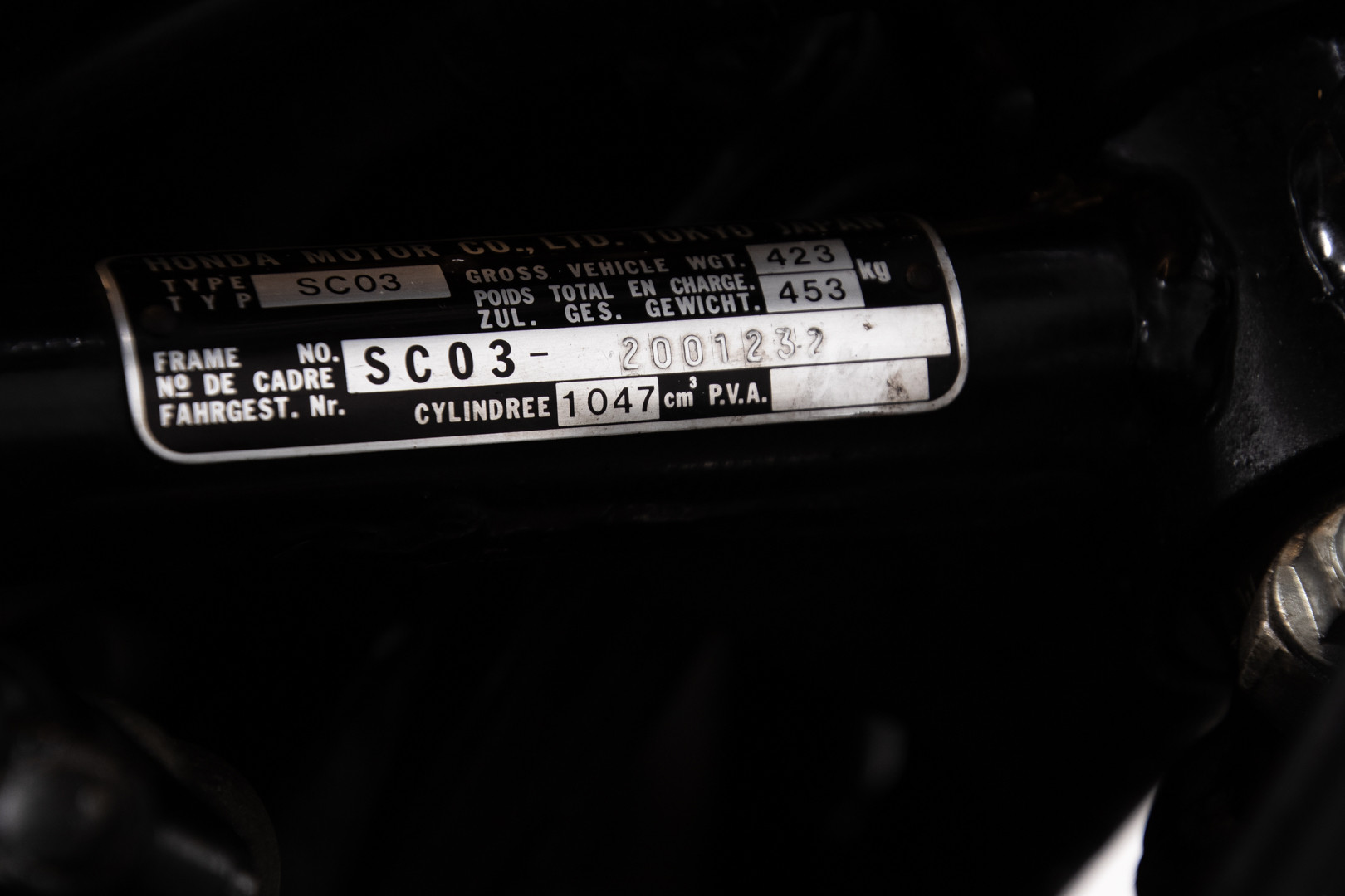 1981 HONDA CBX1000 25