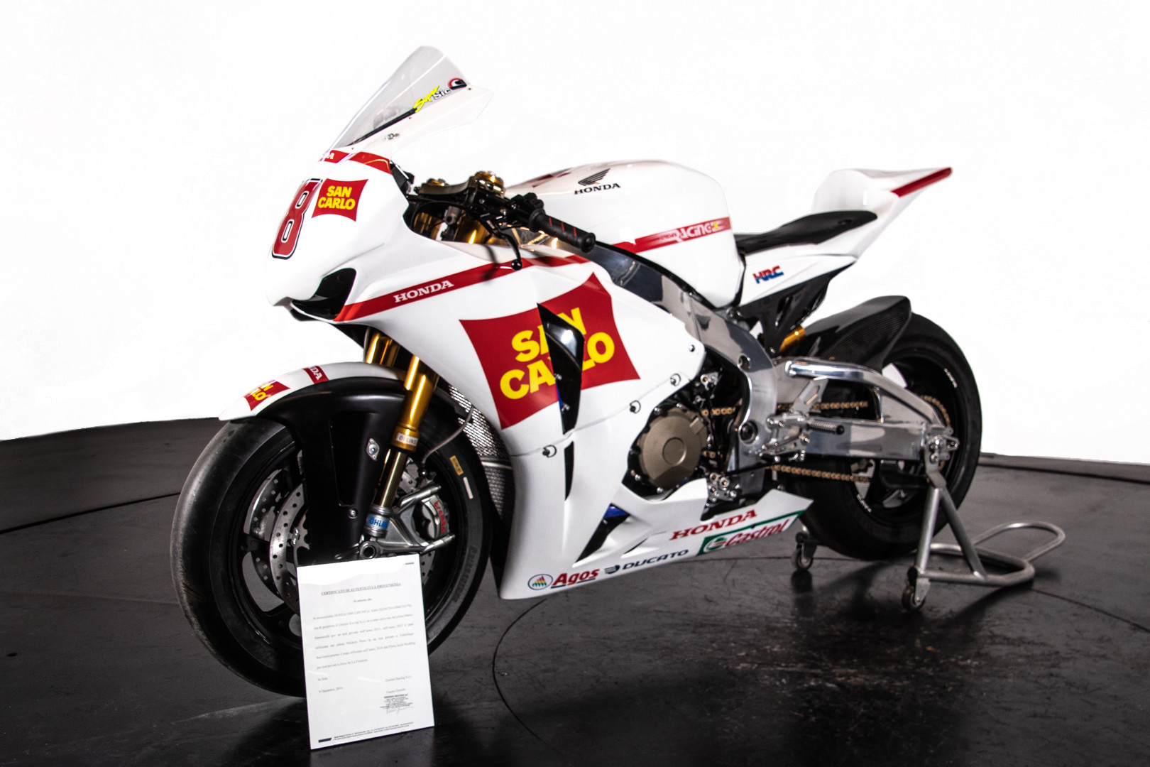 2011 Honda CBR 1000 RR Gresini Racing 9