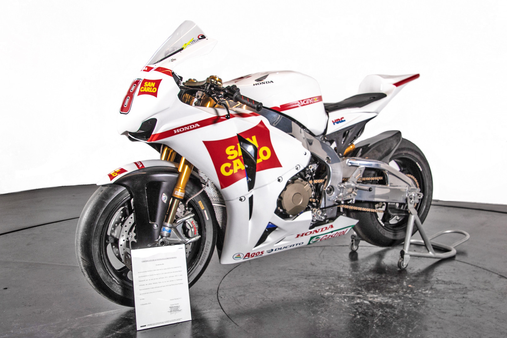 2011 Honda CBR 1000 RR Gresini Racing - Ruote da Sogno