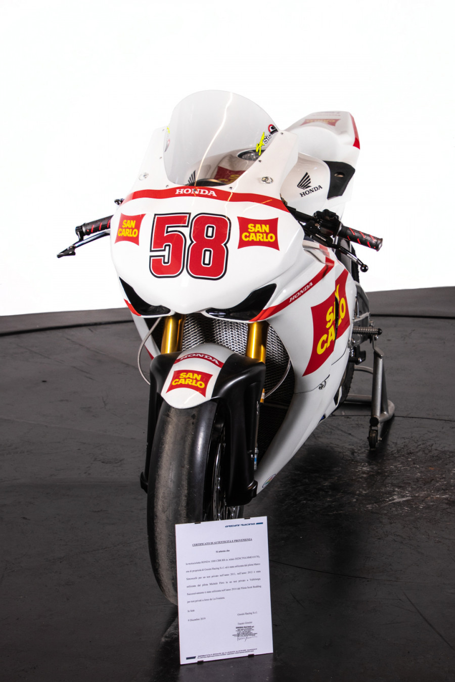2011 Honda CBR 1000 RR Gresini Racing 6