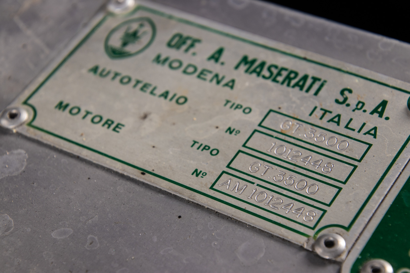 1962 Maserati 3500 GT I 30