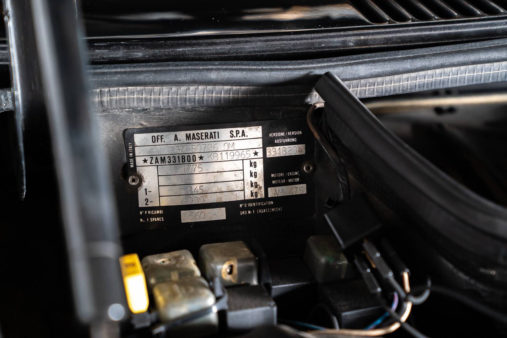 1989 MASERATI BITURBO 2.24V 36