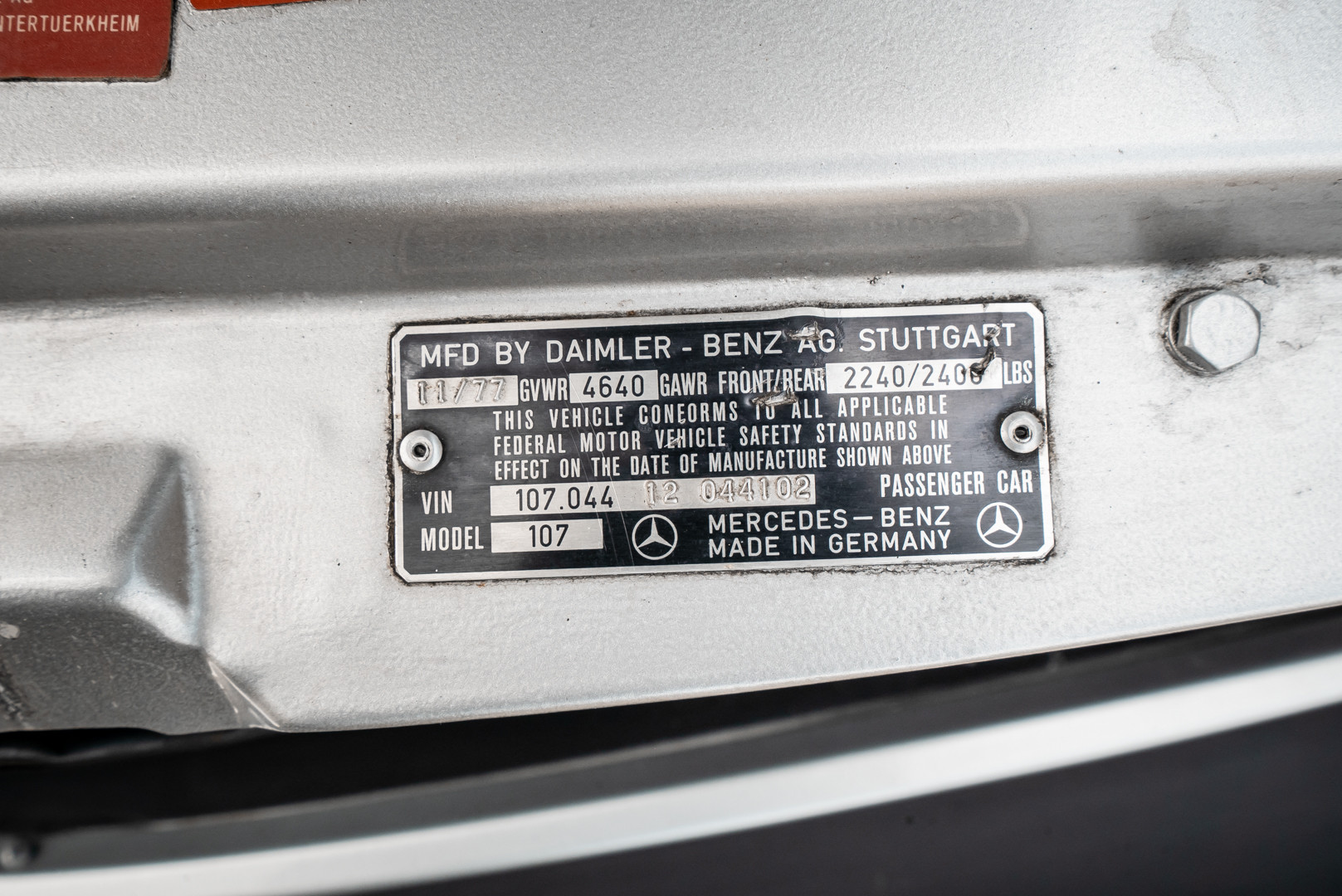 1977 Mercedes-Benz SL 450 38