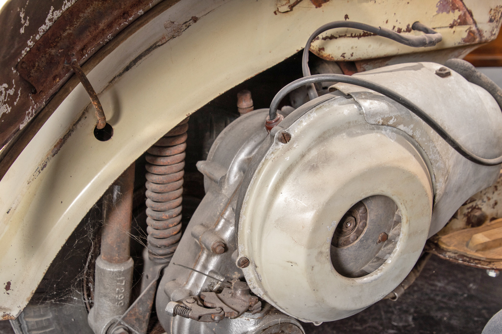 1953 Piaggio Vespa Sidecar faro basso 24