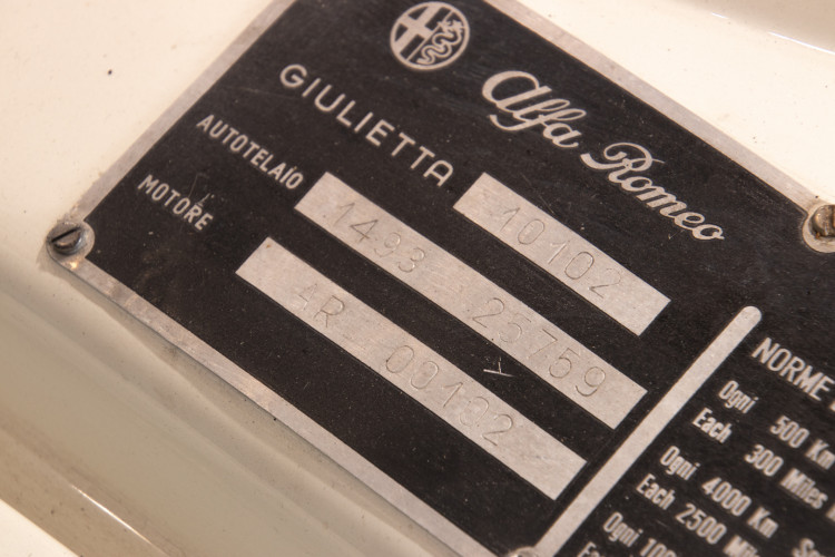 1960 Alfa Romeo Giulietta Sprint 31