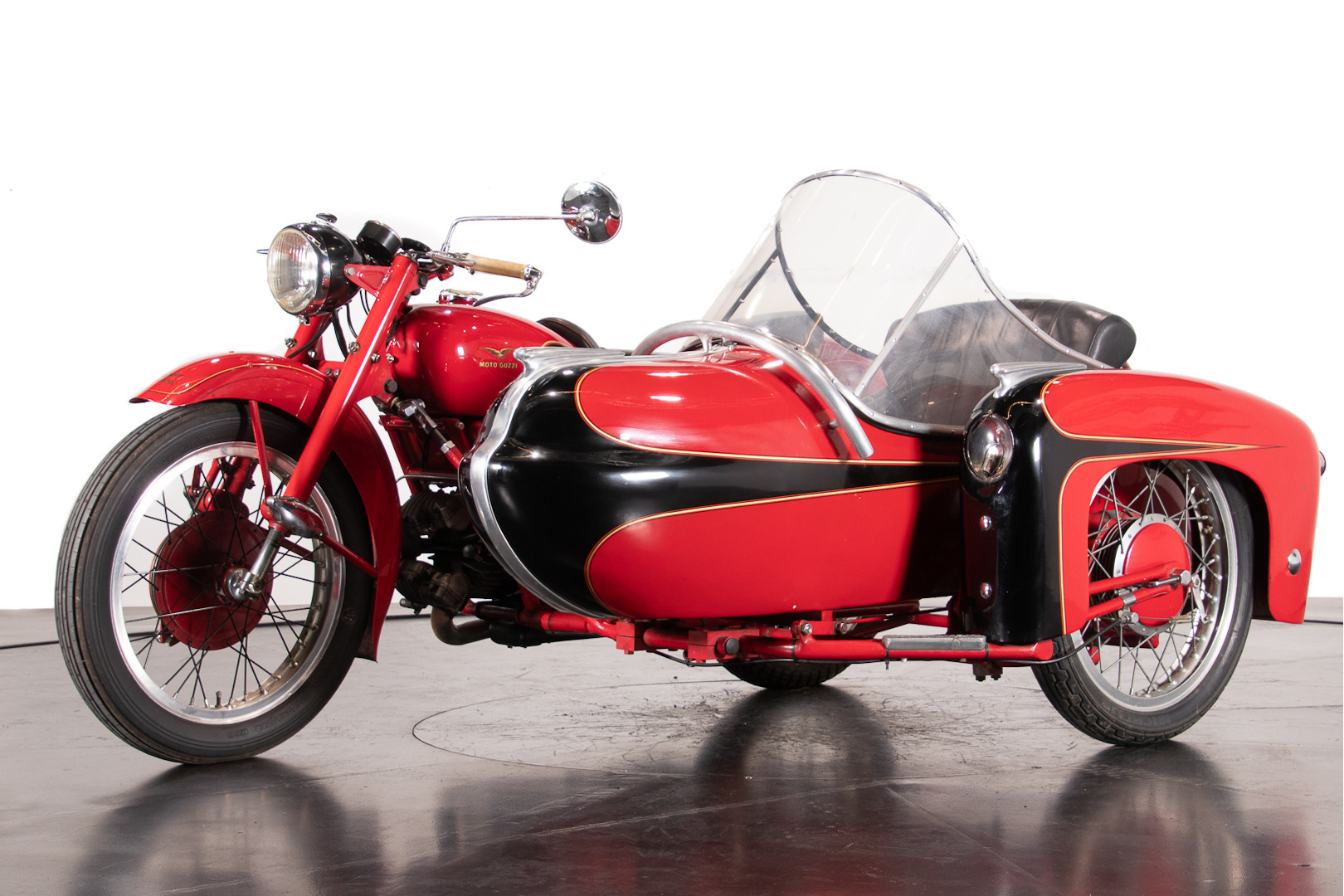 moto guzzi with sidecar
