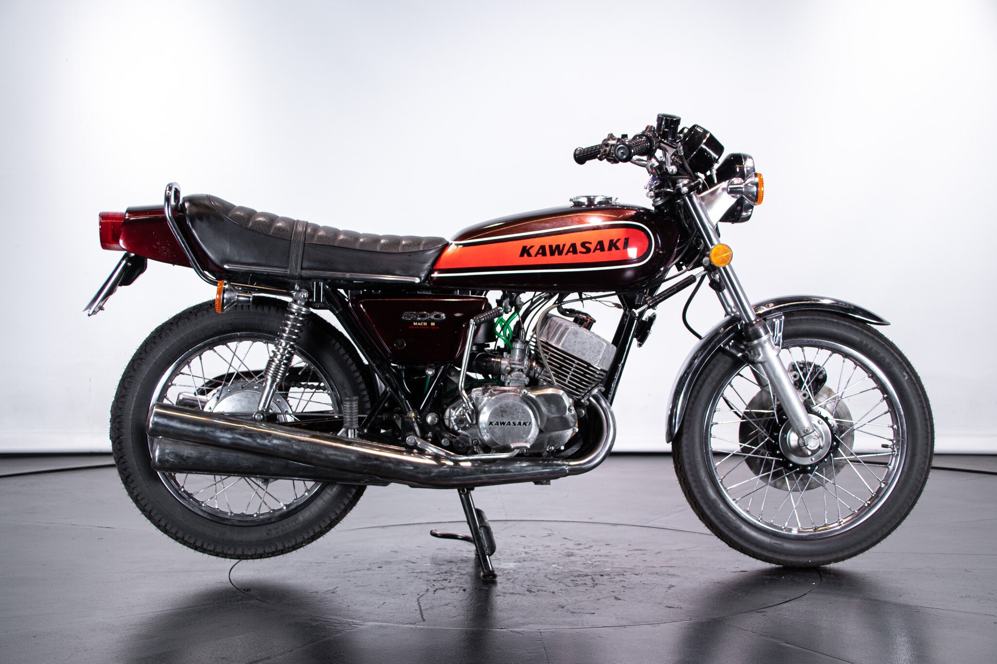 1972 Kawasaki Kawasaki Triple Kawasaki 500 H1 Usata Classic Ad